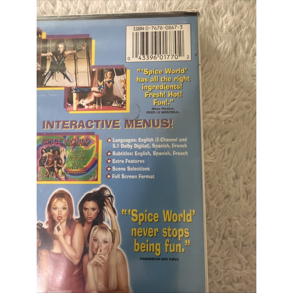 Spice World Dvd 1998 Brand New Sealed Posh Baby Sporty Mel B Victoria Geri - Picture 4 of 7